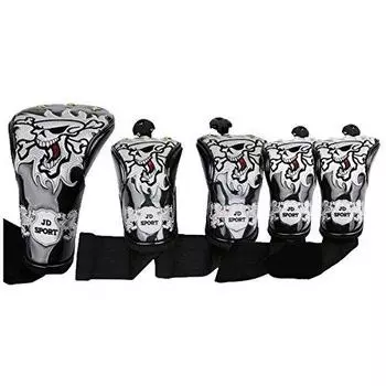 SelectPlaza Высококачественный PU FW 2 UT 2 шт. Головной убор Doug в комплекте Select Plaza Кожаный водитель/деревянные детали/чехол для утилиты5 комплектов Череп