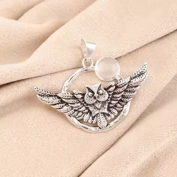 Selenite Gemstone 925 Solid Silver Jewelry Handmade Pendant For Girlfriend 1.48 CP-17-44