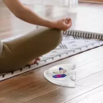 Селенитовая чаша для зарядки, успокаивающая, для мужчин и женщин, креативный подарок на новоселье, настольное украшение 6.5cm