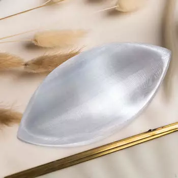 Селенитовый хрустальный контейнер для хранения в виде чаши для мужчин и женщин, центральный элемент, украшение стола, декоративный