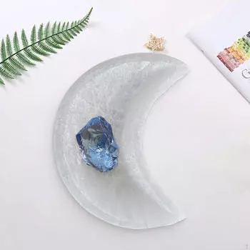 Селенитовый хрустальный шар для зарядки Домашний декор Креативные поделки Украшение Подарок на новоселье Успокаивающий 6.5cm