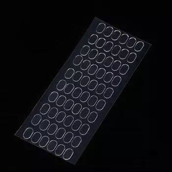 Self Adhesive Glue Double-Sided Fastener Tape Seamless Stickers Doll 60pcs