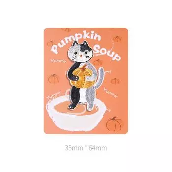 Self-Adhesive Seam-Free Patch Sticker, Children S Clothes Hole Embroidery Repair Decal, Down Jacket Seamless Decoration Hole Patch Cloth Sticker Cat