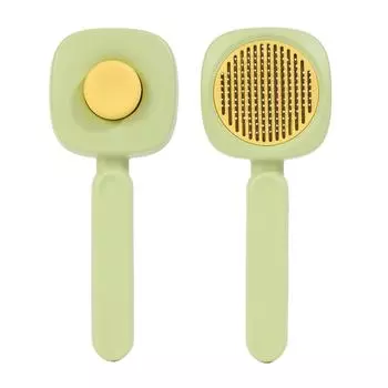 Self-cleaning comb to remove floating hair, pet hair removal brush for cats, cat products, long hair combing brush