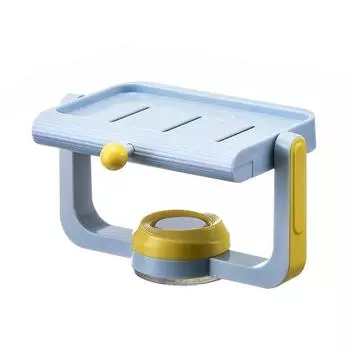 Self-Draining Rotating Soap Box Creative Water Draining Soap Dish Bathroom Soap Container Kitchen