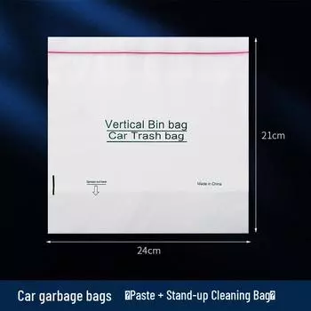 Self-Standing Trash Bag for Bathroom and Car