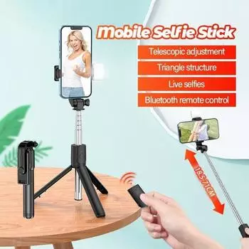 Селфи-палка, штатив, монопод, беспроводной Bluetooth, пульт дистанционного управления, мини-держатель для телефона для улицы 3 в 1