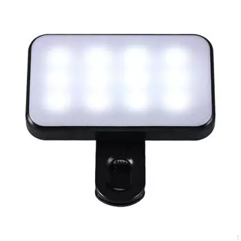 Селфи заполняющий свет селфи освещение универсальный с зажимом прямоугольный светодиодный портативный для макияжа