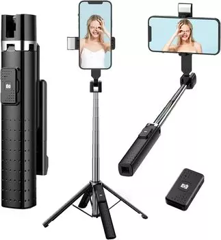 Selfie Smartphone 4 совместим с iPhone и Jidori 6 шагов на 360 градусов поставляется со светодиодом Легко делать селфи Может использоваться с цифровыми устройствами Поставляется с пультом дистанционного управления