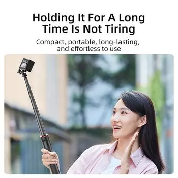 Selfie Stick Tripod Extension Rod Telescopic Extension Rod Pole Bar Adjustable with 1/4inch Thread for DJI Osmo Pocket 3