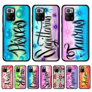 Продаем чехол для телефона Wild Flowers 12 Constellations для Redmi Note 10 9 8 6 Pro 8T 5A 4X X 5 Plus 7 7A 9A K20 Redmi Note11 5g