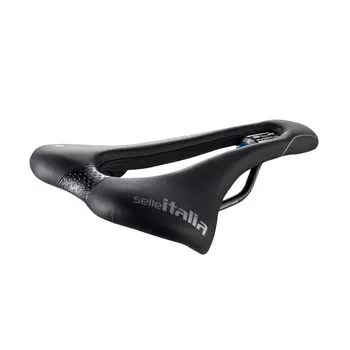 Selle Italia SLR TM Mn BLK L Super Flow Saddle 223g 145mm 275mm Hollow Manganese Weight Width Length Rail Material (7mm)