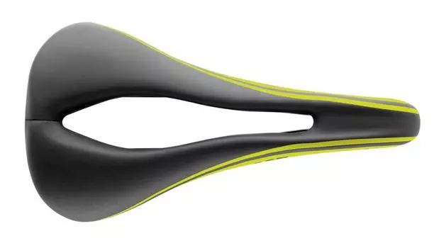 selle sanmarco Велосипед шоссейный горный велосипед MTB седло Concore Open Fit Dynamic Wide черный желтый 270MW001Y 260x145 мм