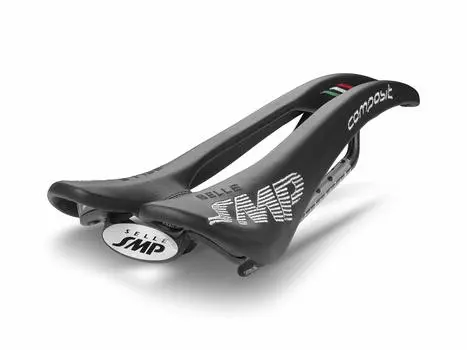 Седло SELLE SMP Composite Carbon Rail черного цвета чёрный