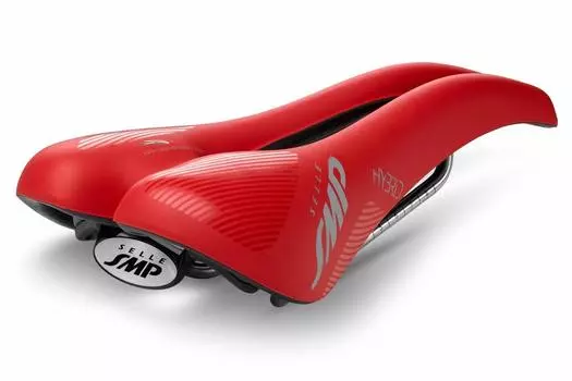 SELLE SMP HYBRID saddle matte red HYBRID03-RO