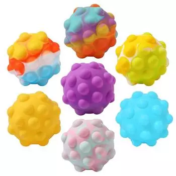 Selling Squeeze Balls Decompression Ball Vent Toy Stress Ball balls Silicone balls Fidget Toy Stress Relief balls Pressure Ball Anti Stress Fashion