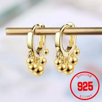 Selling Stamp 925 Silver Needle Heart-shaped Earrings Original Charm Earrings for Female Girls Exquisite Jewelry Gift серебряный