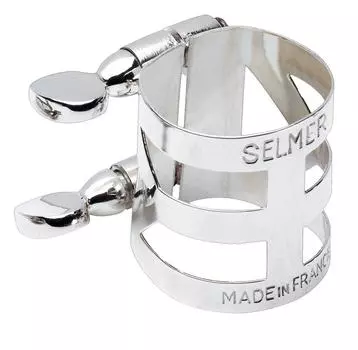 Selmer Альт Саксофон Лигатура Посеребренная Отделка Металлический Мундштук [Только Для] серебряный