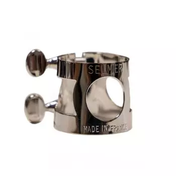 Selmer Paris Selmer ligature silver plated finish Bclarinet