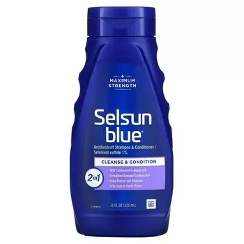 Selsun Blue, Шампунь и кондиционер против перхоти, 11 жидких унций (325 мл)
