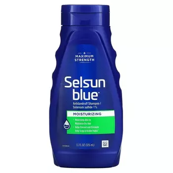 Selsun Blue, Шампунь против перхоти, увлажняющий, 11 жидких унций (325 мл)