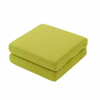 Seltan Cushion Darian Green Floor 3WAY Foldable Made in Japan Medium A1110a-562GRN