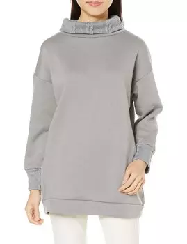 Selvan Fluffy Light Brushed Liner Wide Pullover Серый M