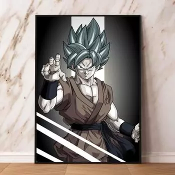 Семь персонажей Dragon Ball на холсте Современная гостиная Украшение детской спальни 21cm30cm NoFrame