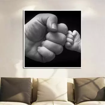 Семья DIY 5D алмазная живопись Отцовская любовь Алмазная вышивка полный набор аниме наборы для вышивки крестом домашний декор подарок ручной работы Round 25x25cm