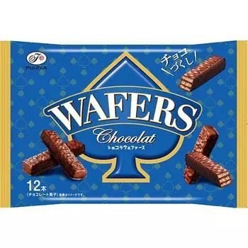 Семья Фудзивара Упаковка из 12 шоколадных вафель Шоколад 1