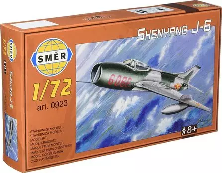 Sema China Shenyang Supersonic Fighter Plastic Model SME72923 1/72 J-6