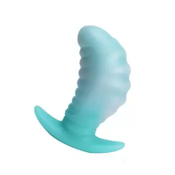 Semaxy Анальная пробка Силиконовый дилдо для мужчин и женщин В форме манго Анальная пробка Очень толстый дилдо с неровной резьбой Анальное расширение Мягкие анальные товары Анальный