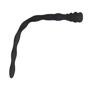 Semaxy Extra Long Anal Beads Anal Plug Magic Wand Silicone Anal Pearl Anal Dildo Beginner with Handle Adult Goods for Men and Women Total Length 55cm