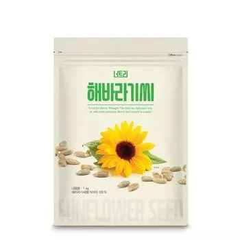 Семечки подсолнечника Nutri, 1кг, 1 шт, корейские орехи