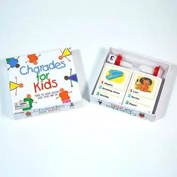 Семейная карточная игра «Не требуется чтение» для семейных карточных посиделок One Size