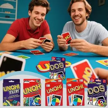 Семейная карточная игра от итальянских производителей, состоящая из 108 карт, отлично подойдет для детей от 7 лет и старше. One Size