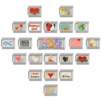 Семейная коллекция Итальянский браслет-подвеска своими руками