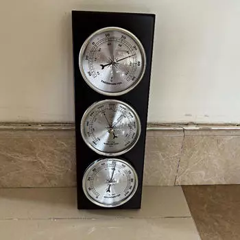 Семейная метеостанция климат-метр практичный термометр барометры гигрометр украшение дома для Vertical