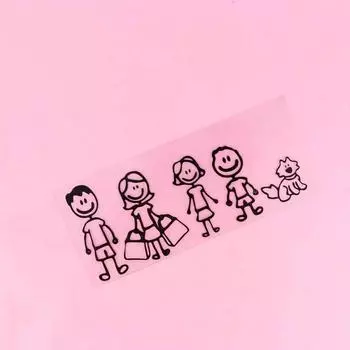 Семейная наклейка на грузовик Наклейка на автомобиль Декор для окна автомобиля