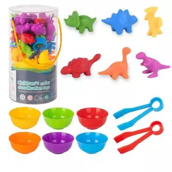 Семейная серия. Детские развивающие игрушки для счета и сортировки.