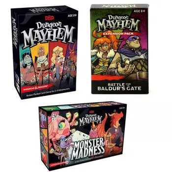Семейное развлечение Настольная игра Игральные карты Dungeones Mayhem Card Party Gift