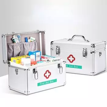 Семейный аптечка Аптечка большой емкости из алюминиевого сплава