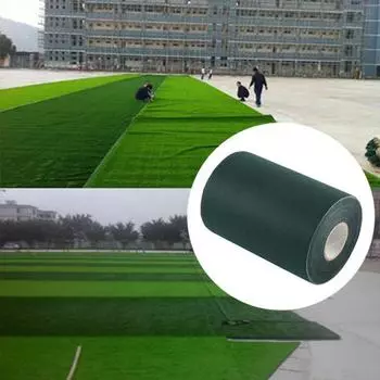 Семейный и садовый ковер из синтетической газонной травы 15x1000 см, искусственный газон, соединительная лента для швов