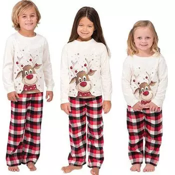 Семейный комплект пижамы, верх + штаны, пижамный комплект, пальто, штаны, рождественская пижама, пижамный комплект, детский комбинезон, детский комбинезон, рождественская пижама, аксессуары Child 11T