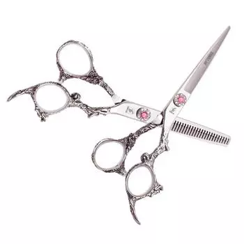Семейный парикмахерский инструмент, 6 дюймов, ножницы для волос с ручкой дракона, 4 цвета, ножницы для резки, филировочные ножницы, профессиональные парикмахерские ножницы