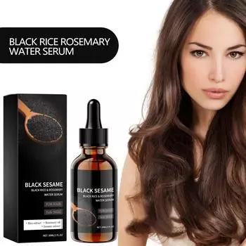 Semen Sesami Nigrum для масла для роста волос, масло для роста волос, масло для волос, стимулирует рост волос, увлажняет и устраняет сухость, 30 мл чёрный