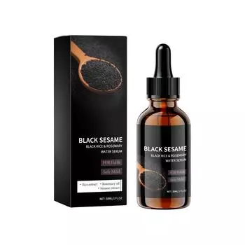 Semen Sesami Nigrum для роста волос Масло для роста волос Масло для волос Стимулирует рост волос Увлажняет и устраняет сухость 30 мл чёрный
