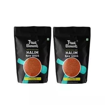 Семена Halim True Elements 1 кг (500 г*Упаковка из 2 шт.) - Семена Aliv | Семена Aliv для роста волос | Семена для еды | Семена Asaliya