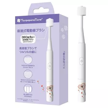 Семена одуванчика 360 градусов электрическая звуковая электрическая сверхтонкая для белой зубной щетки, зубная щетка, зубная щетка, щетина, взрослые, белый