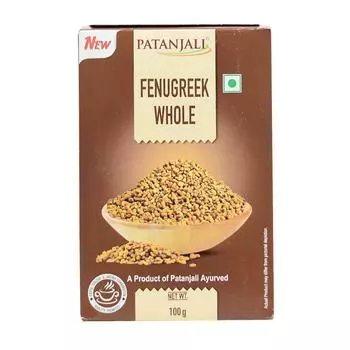 Семена Пажитника (100 г), Fenugreek Whole, Patanjali 1x100g